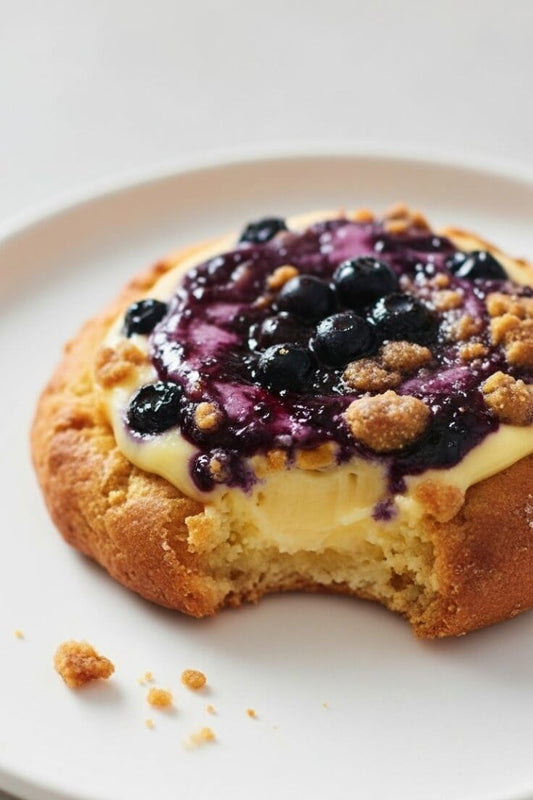 Mango Blueberries Tajin  Brioche Bun